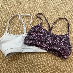 Lululemon Flow Y sports bra bundle